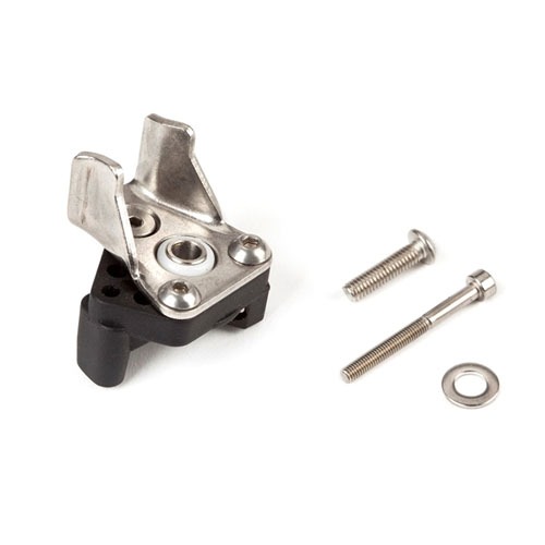 Derailleur chain pusher assembly
